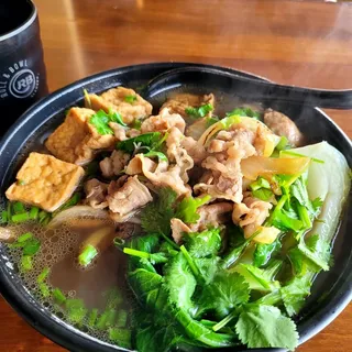 Beef Bone Marrow Noodle Soup