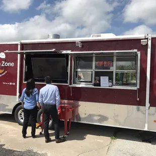 Asian noodle street truck, don't let the name "Dough Zone" fool you.