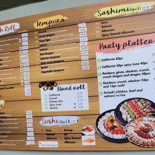 Menu 2 of 3 (as of 06/14/2024)