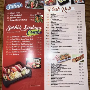 Menu as of 5/13/22 (part 1 of 3)