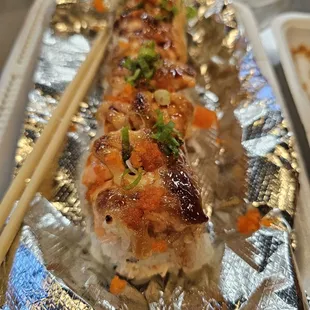 Baked Salmon Roll