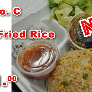 Combo C with Fried Rice