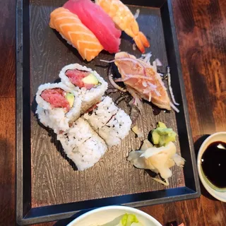24. Sushi and Spicy Tuna Roll