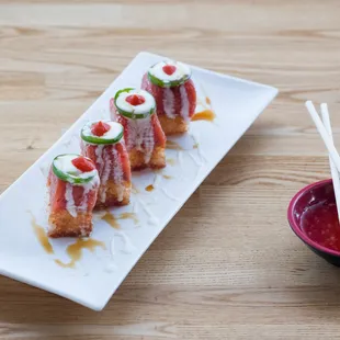 Crispy Rice with Spicy Tuna