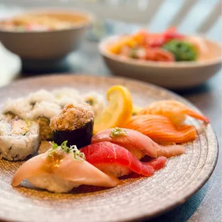 D. Mixed Sushi and Roll Platter