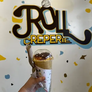 Creme brûlée crepe