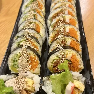 Tuna Roll &amp; Pork BBQ Roll