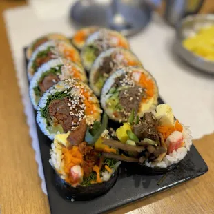 food, sushi and sashimi, sushi, sashimi