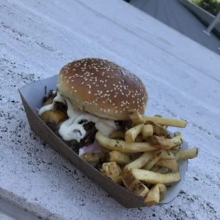 Brisket Burger was yum yum yummy!