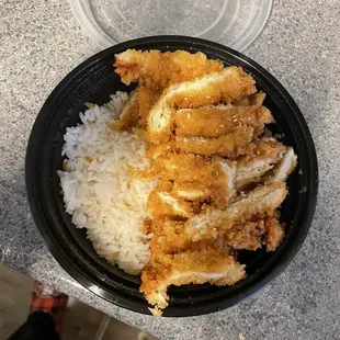 Chicken Katsu rice bowl