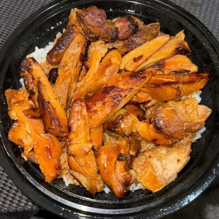 Buffalo chicken rice bowl