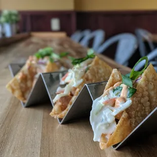 Our famous Wonton Tacos!