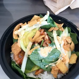 Spicy Shrimp Burrito