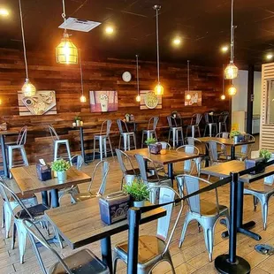 Inside dining area