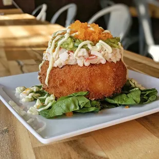 Our signature dish...the sushi donut!