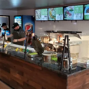 Serving line