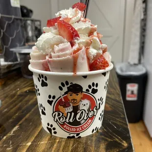 Roll Over Rolled Ice Cream