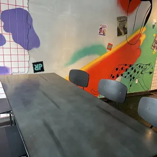 table and chairs