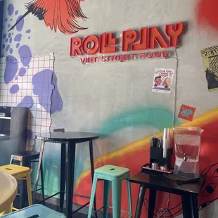 fun decor and vibes but seating&apos;s not the most comfortable for any longer hang outs