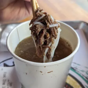 Side Pho w/ oxtail and oxtail bone broth