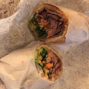 French Dip Bahn Mi Sandwich