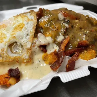 Half &amp; half breakfast fries