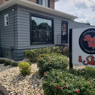 the outside of the building