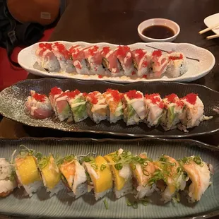 Red Dragon Rainbow Roll Tropical