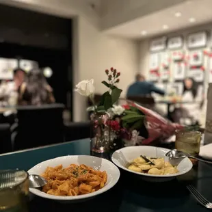 RIGATONI ALLA VODKA  Lobster Ravioli