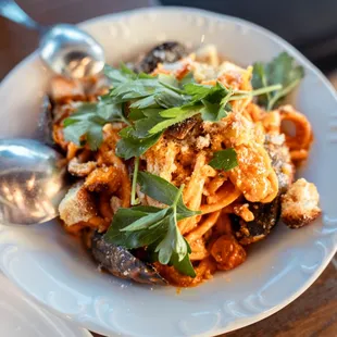 mussels arrabiata