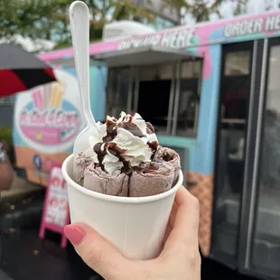 Coco Fever Ice Cream - missing the chocolate sticks though. Still yummy!