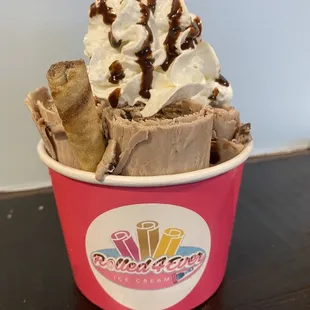 Coco Fever is the best of hot chocolate, brownies, and ice cream combined.