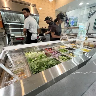 interior, salads