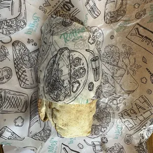 burritos and wraps, interior