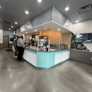 interior, bagels