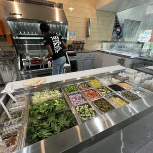 interior, salads