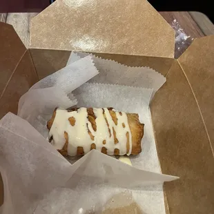 Strawberry cheesecake eggroll