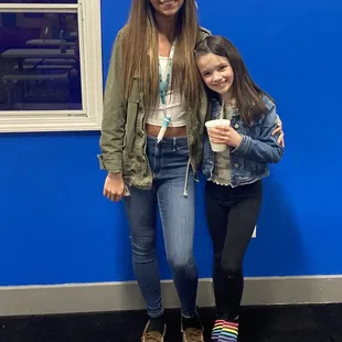 This is me &amp; my daughter on her birthday at Roller City.