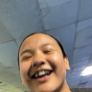 asain gurl skating at rollerland