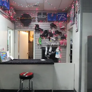 You can purchase your own skates here, if you like.