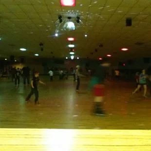 Really nice skating rink very big and great music.