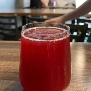 Cherry mojito sour