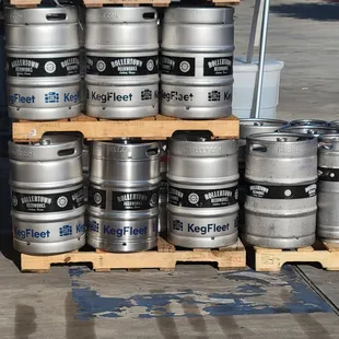 The owner decided to park their stuff in one of two handicapped spots.