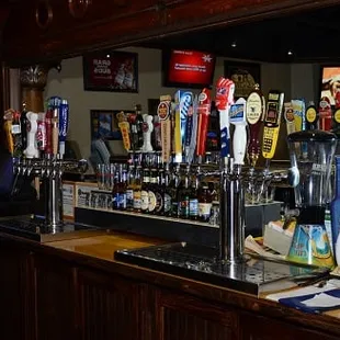 16 drafts offered offering many great craft beers as well as the old favorites!