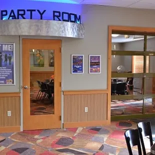 Our new party room is a great place for a gathering of up to fifty people!  Company parties, bridal showers, birthday parties!