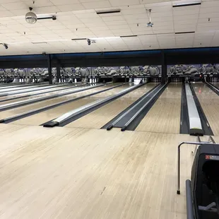 Another shot of the lanes