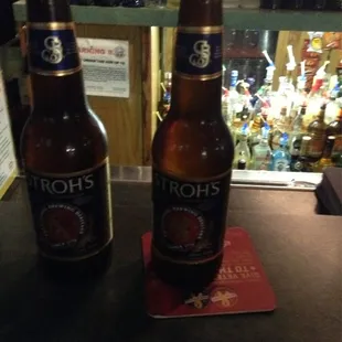 Throwback beer.  "Still thirsty friends"