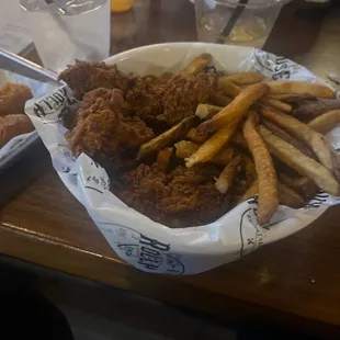 Overcooked  Famous Fresh Cut Fries Chicken Tenders