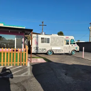 outside
