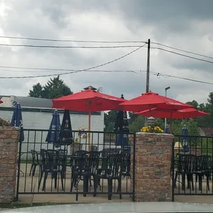 outside